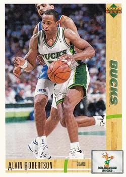 1991-92 Upper Deck Spanish Alvin Robertson #70 card image