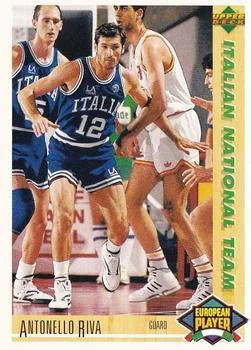 1991-92 Upper Deck Spanish Antonello Riva ITA #114 card image