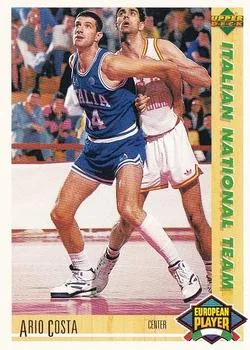 1991-92 Upper Deck Spanish Ario Costa ITA #115 card image