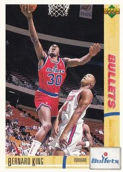 1991-92 Upper Deck Spanish Bernard King #104 card image