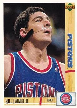 1991-92 Upper Deck Spanish Bill Laimbeer #49 card image