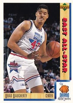 1991-92 Upper Deck Spanish Brad Daugherty #13 card image