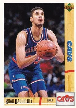 1991-92 Upper Deck Spanish Brad Daugherty #42 card image