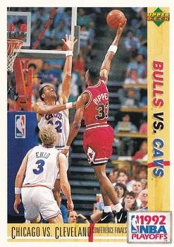 1991-92 Upper Deck Spanish Chicago vs. Cleveland POConference Finals #170 card image