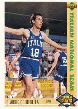 1991-92 Upper Deck Spanish Claudio Coldebella ITA #118 card image