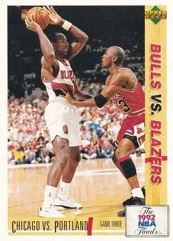 1991-92 Upper Deck Spanish Clyde Drexler / Michael Jordan #174 card image