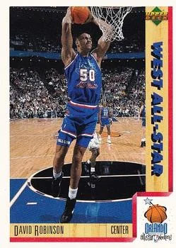 1991-92 Upper Deck Spanish David Robinson #19 card image