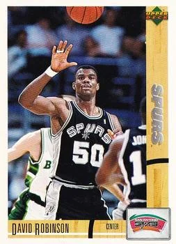 1991-92 Upper Deck Spanish David Robinson #92 card image