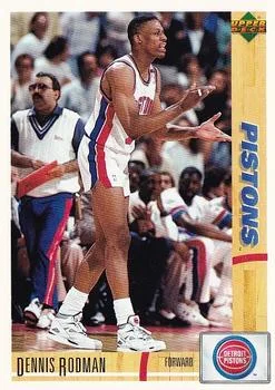 1991-92 Upper Deck Spanish Dennis Rodman #50 card image