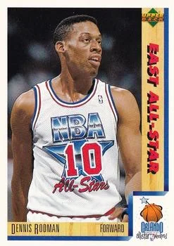 1991-92 Upper Deck Spanish Dennis Rodman #9 card image