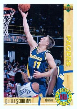 1991-92 Upper Deck Spanish Detlef Schrempf WS #189 card image