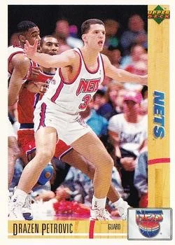 1991-92 Upper Deck Spanish Drazen Petrovic #75 card image