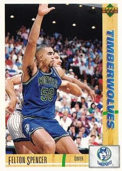 1991-92 Upper Deck Spanish Felton Spencer #73 card image