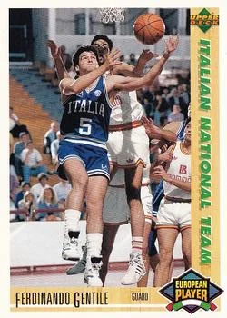 1991-92 Upper Deck Spanish Ferdinando Gentile ITA #109 card image