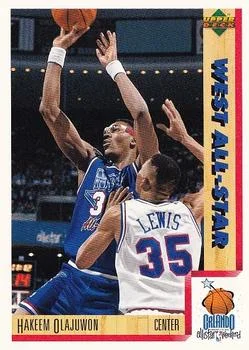 1991-92 Upper Deck Spanish Hakeem Olajuwon #24 card image