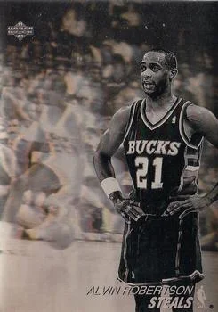 1991-92 Upper Deck Spanish Alvin Robertson [International Award Winner Holograms] International Award Winner Holograms #NNO card image