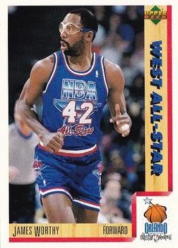 1991-92 Upper Deck Spanish James Worthy #25 card image