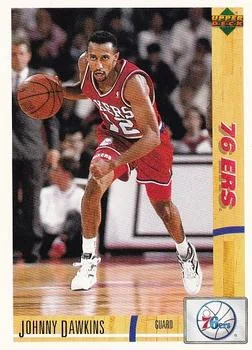 1991-92 Upper Deck Spanish Johnny Dawkins #81 card image