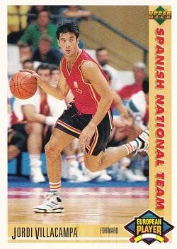 1991-92 Upper Deck Spanish Jordi Villacampa ESP #123 card image