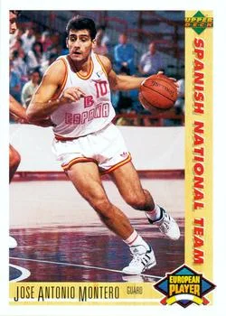 1991-92 Upper Deck Spanish Jose Antonio Montero ESP #125 card image