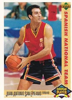 1991-92 Upper Deck Spanish Juan Antonio San Epifanio ESP #119 card image