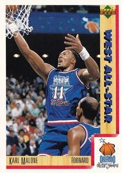 1991-92 Upper Deck Spanish Karl Malone #18 card image