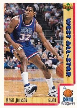 1991-92 Upper Deck Spanish Magic Johnson #16 card image