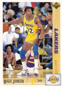 1991-92 Upper Deck Spanish Magic Johnson #67 card image