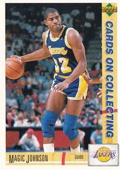1991-92 Upper Deck Spanish Magic Johnson COC #180 card image