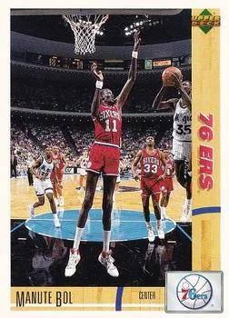 1991-92 Upper Deck Spanish Manute Bol #80 card image