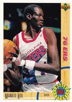 1991-92 Upper Deck Spanish Manute Bol WS #194 card image