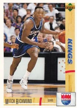 1991-92 Upper Deck Spanish Mitch Richmond #89 card image