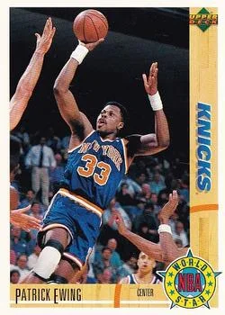 1991-92 Upper Deck Spanish Patrick Ewing WS #193 card image