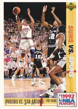1991-92 Upper Deck Spanish Phoenix vs. San Antonio POFirst Round #165 card image