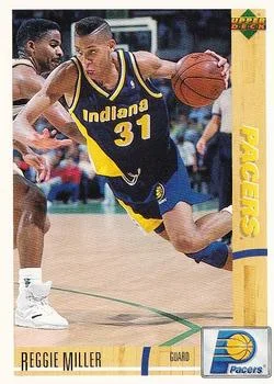 1991-92 Upper Deck Spanish Reggie Miller #57 card image