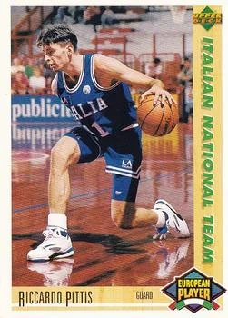 1991-92 Upper Deck Spanish Riccardo Pittis ITA #113 card image