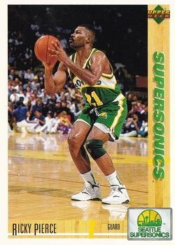 1991-92 Upper Deck Spanish Ricky Pierce #95 card image