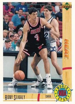 1991-92 Upper Deck Spanish Rony Seikaly WS #198 card image