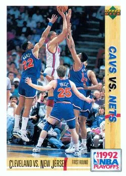 1991-92 Upper Deck Spanish Sam Bowie / Larry Nance / Mark Price #160 card image