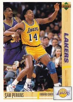 1991-92 Upper Deck Spanish Sam Perkins #66 card image