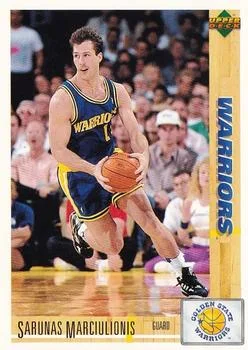1991-92 Upper Deck Spanish Sarunas Marciulionis #53 card image