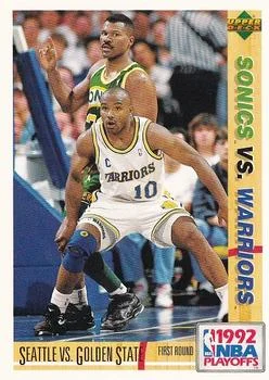1991-92 Upper Deck Spanish Seattle vs. Golden State POFirst Round #164 card image