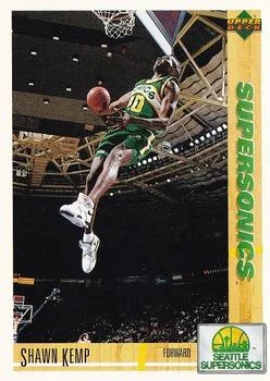 1991-92 Upper Deck Spanish Shawn Kemp #94 card image