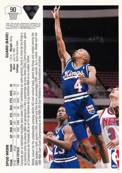 1991-92 Upper Deck Spanish Spud Webb #90 card back image