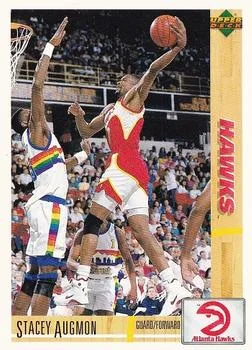 1991-92 Upper Deck Spanish Stacey Augmon #28 card image