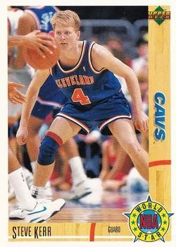 1991-92 Upper Deck Spanish Steve Kerr WS #195 card image