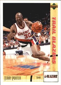 1991-92 Upper Deck Spanish Terry Porter #87 card image