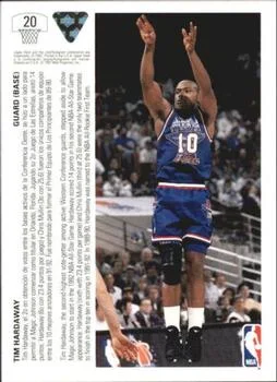 1991-92 Upper Deck Spanish Tim Hardaway #20 card back image
