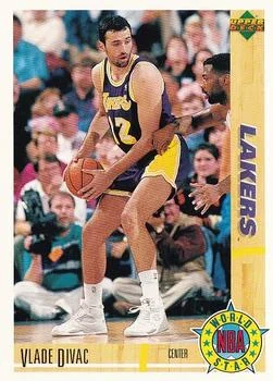 1991-92 Upper Deck Spanish Vlade Divac WS #186 card image