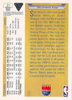 1991-92 Upper Deck Steve Hood Draft Picks #21 card back image